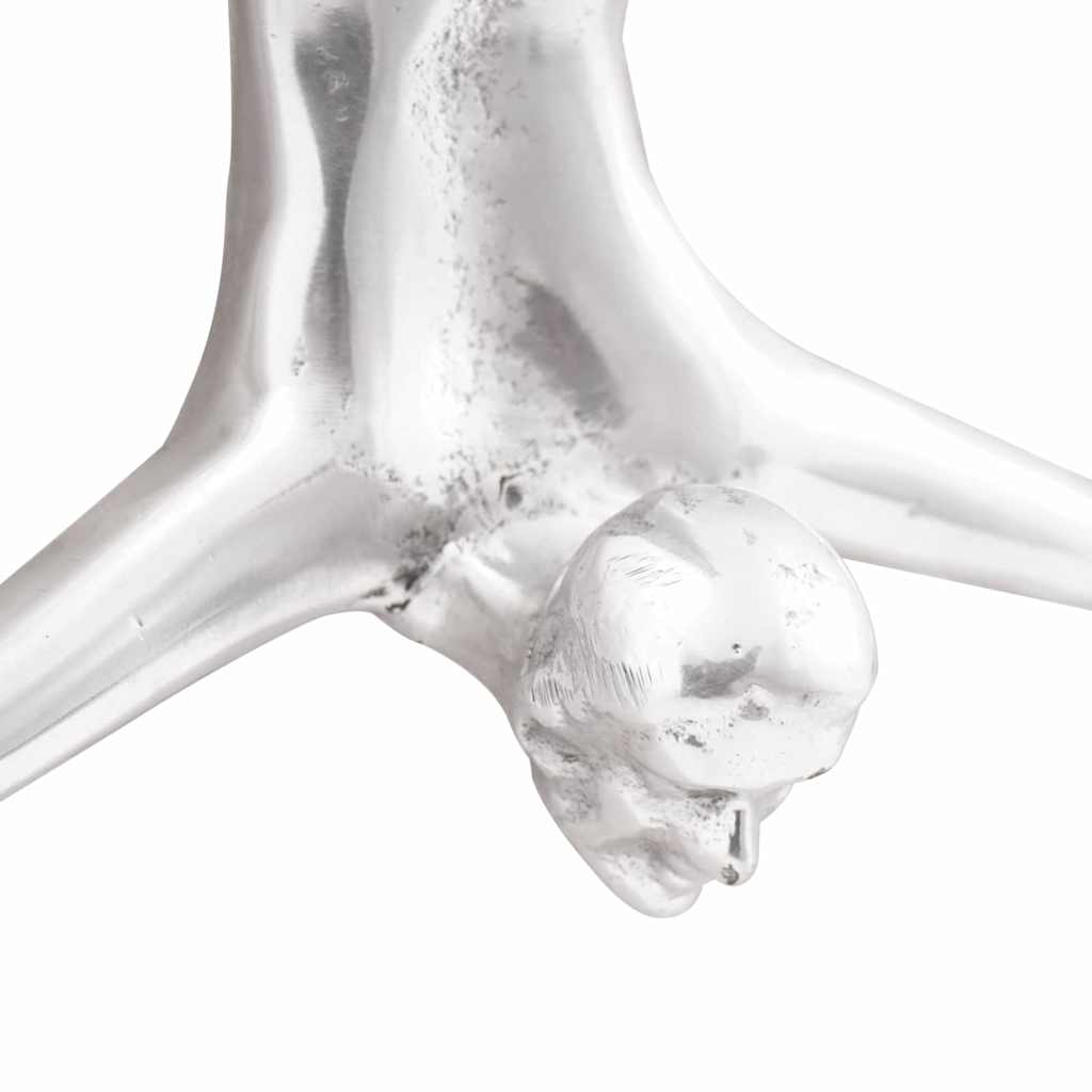 Sculpture Silver 22 x 8 x 25 cm Aluminium