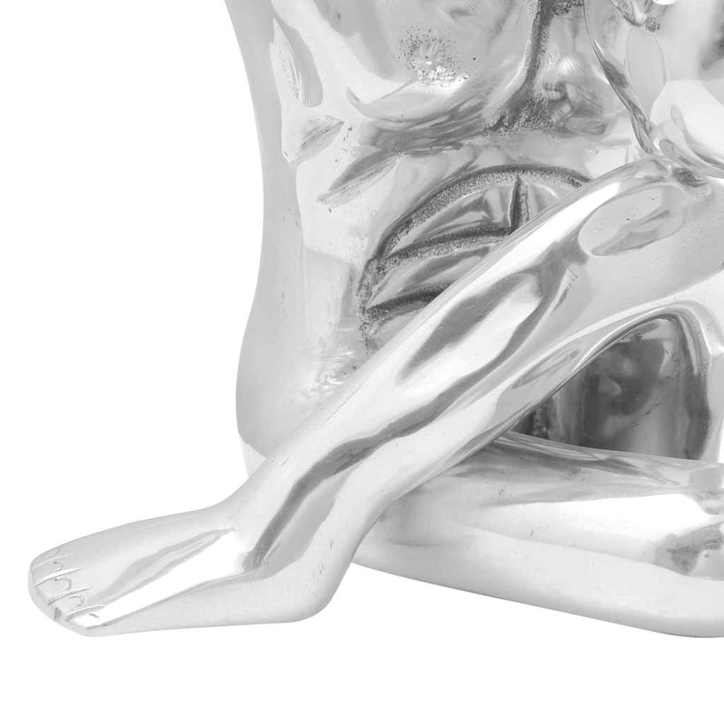 Sculpture Silver 91.5 x 32 x 33 cm Aluminium