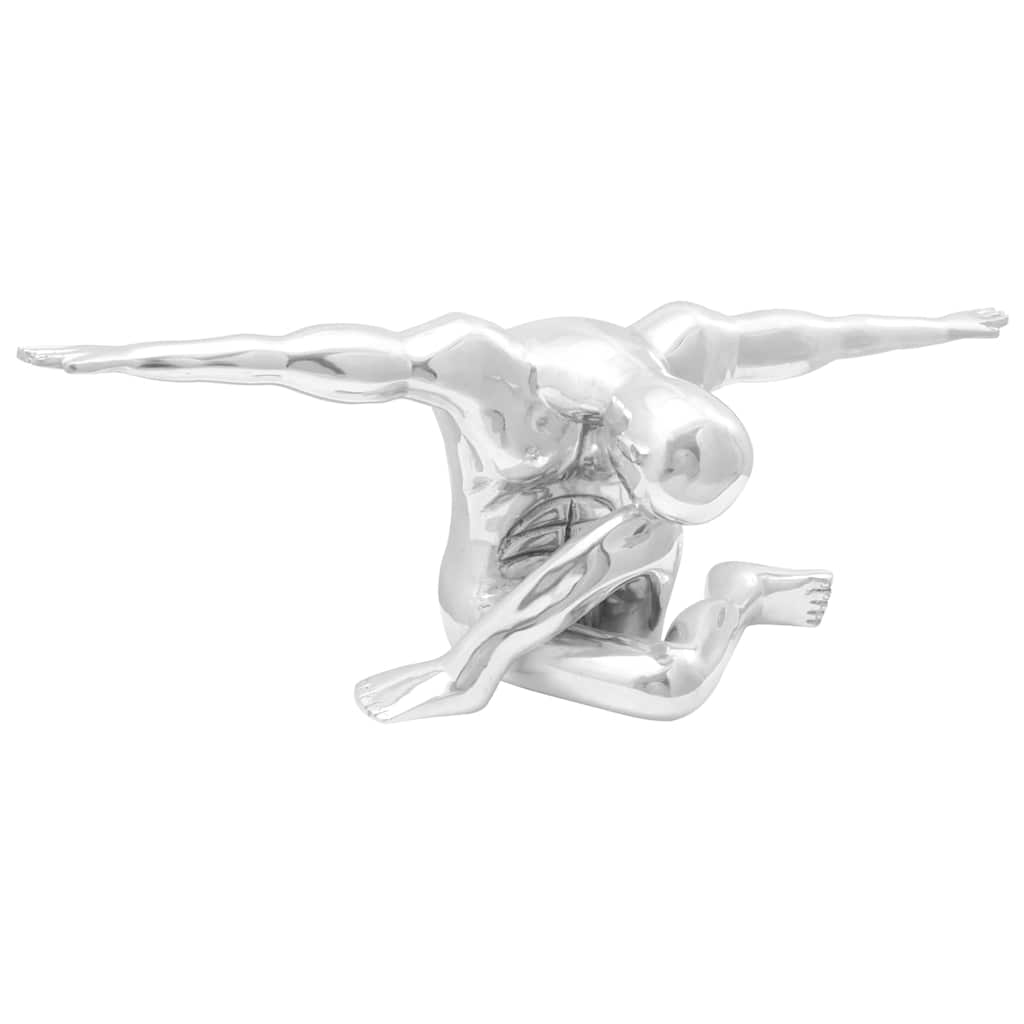 Sculpture Silver 91.5 x 32 x 33 cm Aluminium