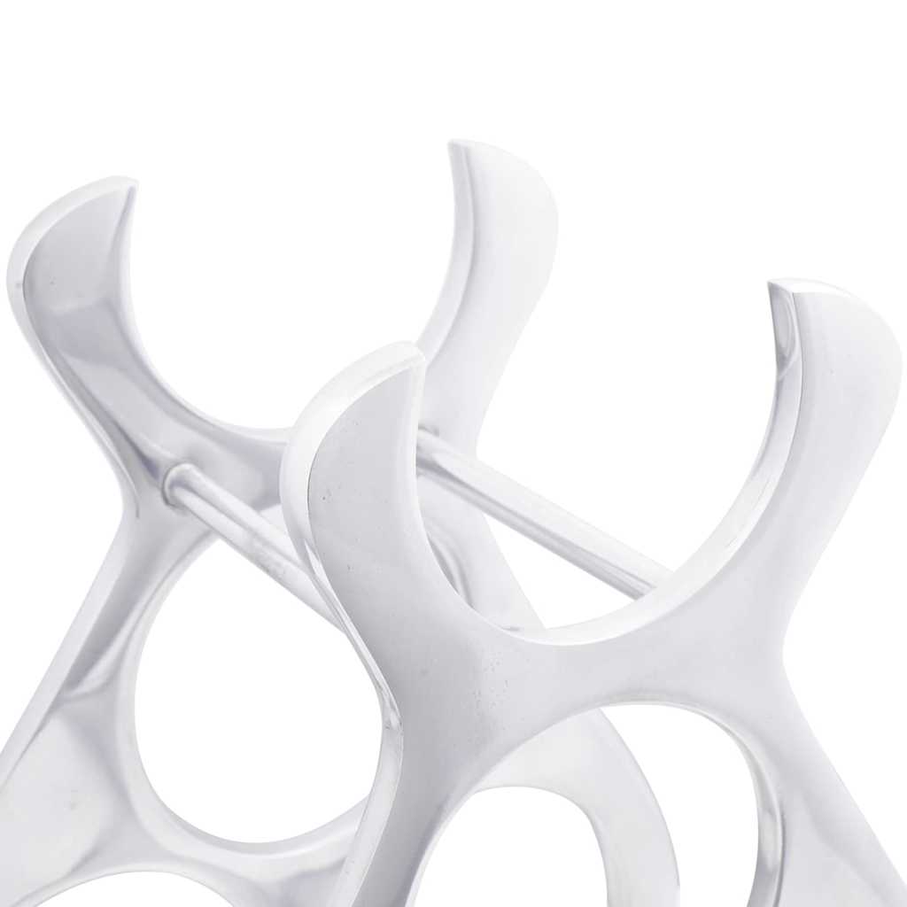 Wine Rack Silver 23 x 14 x 28 cm Aluminium