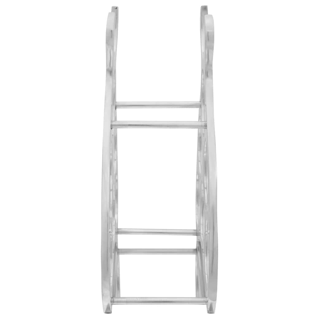 Wine Rack Silver 38 x 33 x 13 cm Aluminium