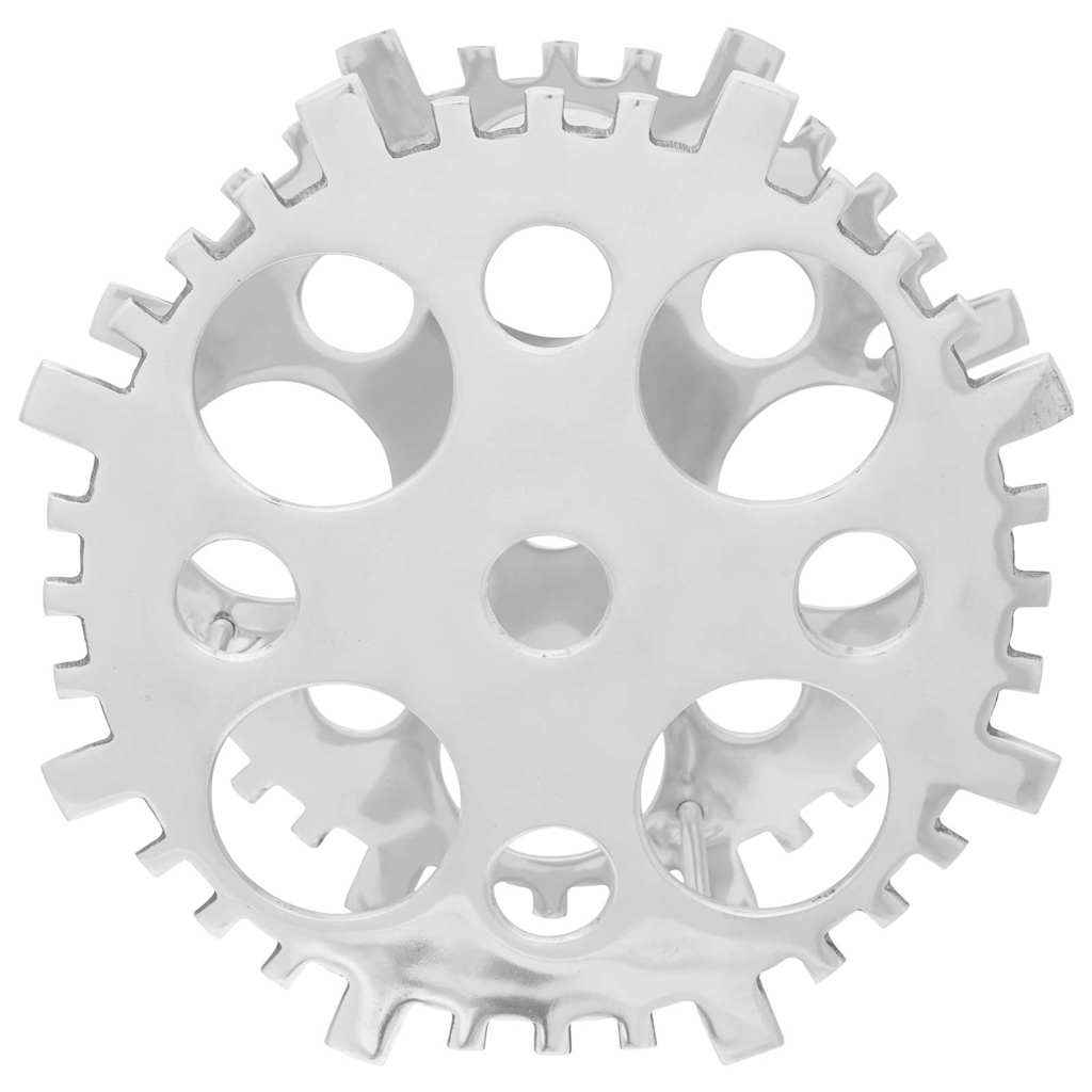 Wine Rack Silver 39 x 39 x 14 cm Aluminium