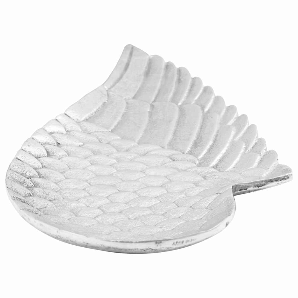 Fruit Basket 2 pcs Silver 40 x 18 x 4 cm Aluminium