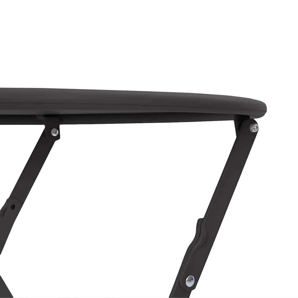 Bistro Table Folding Anthracite Ø50x71 cm Powder-coated Steel