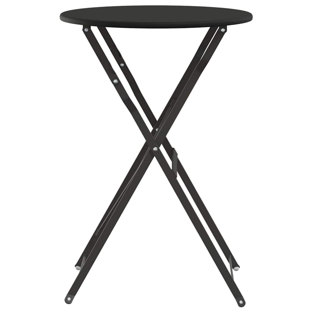 Bistro Table Folding Anthracite Ø50x71 cm Powder-coated Steel