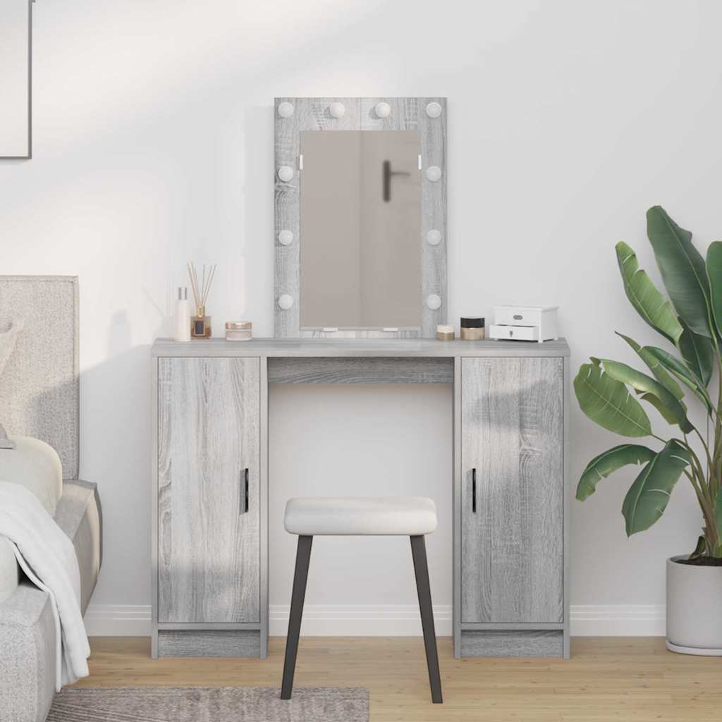 Dressing Table 102 X 33 X 135 Cm Engineered Wood