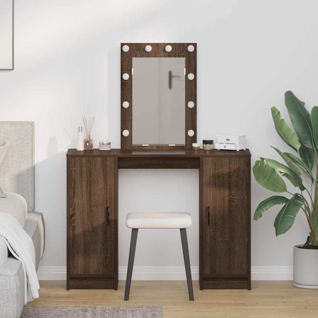 Dressing Table 102 X 33 X 135 Cm Engineered Wood