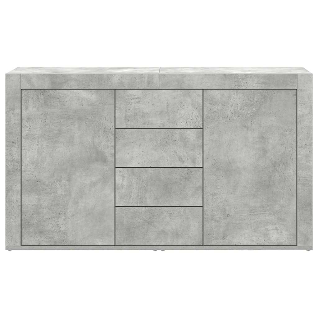 Sideboard Concrete grey 120 x 36 x 69 cm Engineered wood
