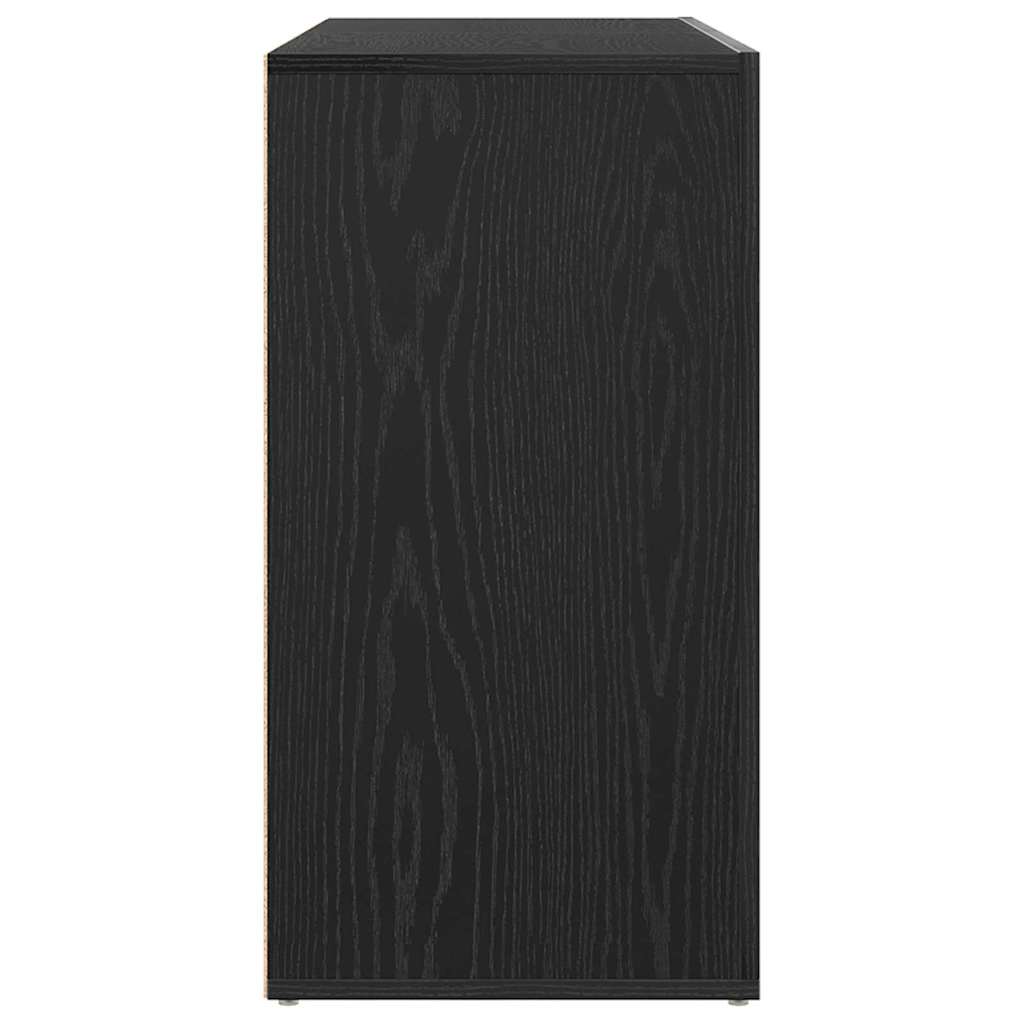 Sideboard Black oak 120 x 36 x 69 cm Engineered wood