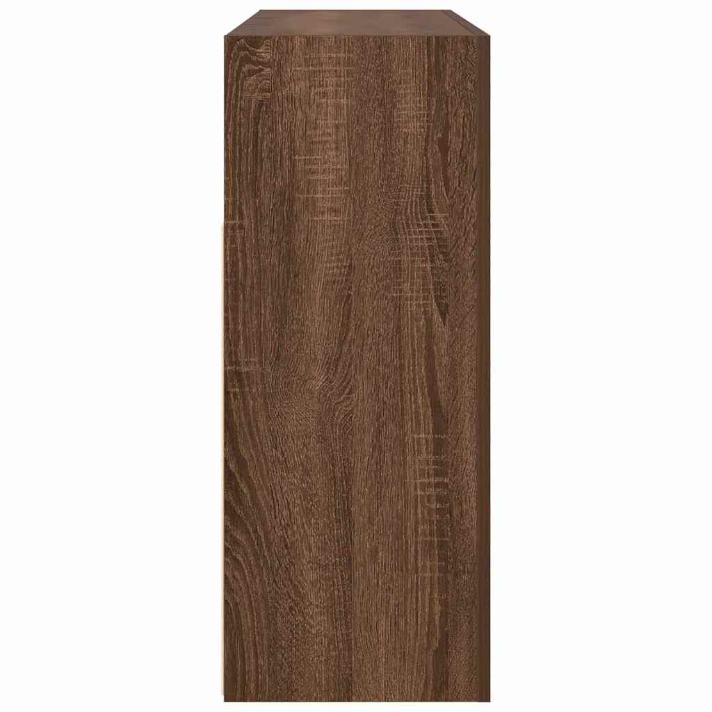 Sideboard Brown oak 116 x 30 x 75 cm Engineered wood