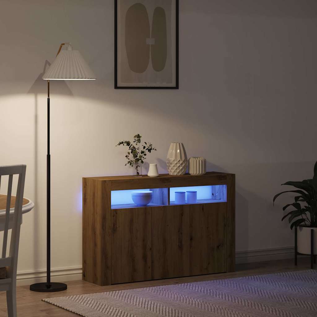 Sideboard Artisan oak 116 x 30 x 75 cm Engineered wood