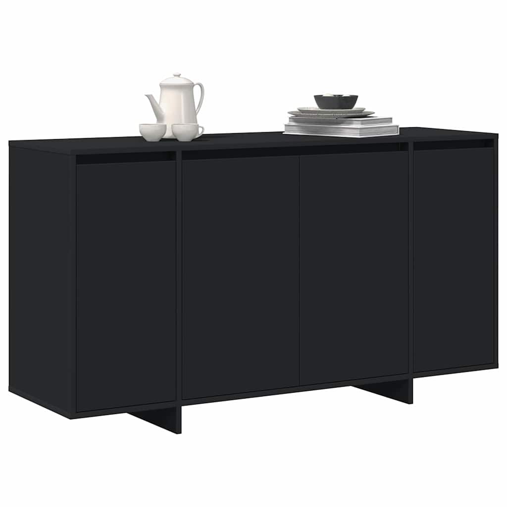 Sideboard Black 135 x 41 x 69 cm Engineered wood