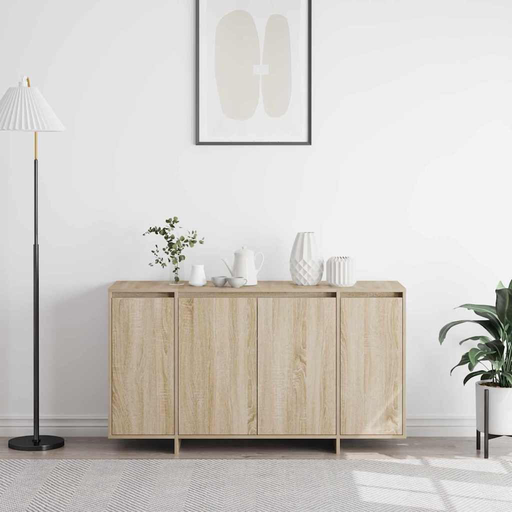 Sideboard Sonoma oak 135 x 41 x 69 cm Engineered wood
