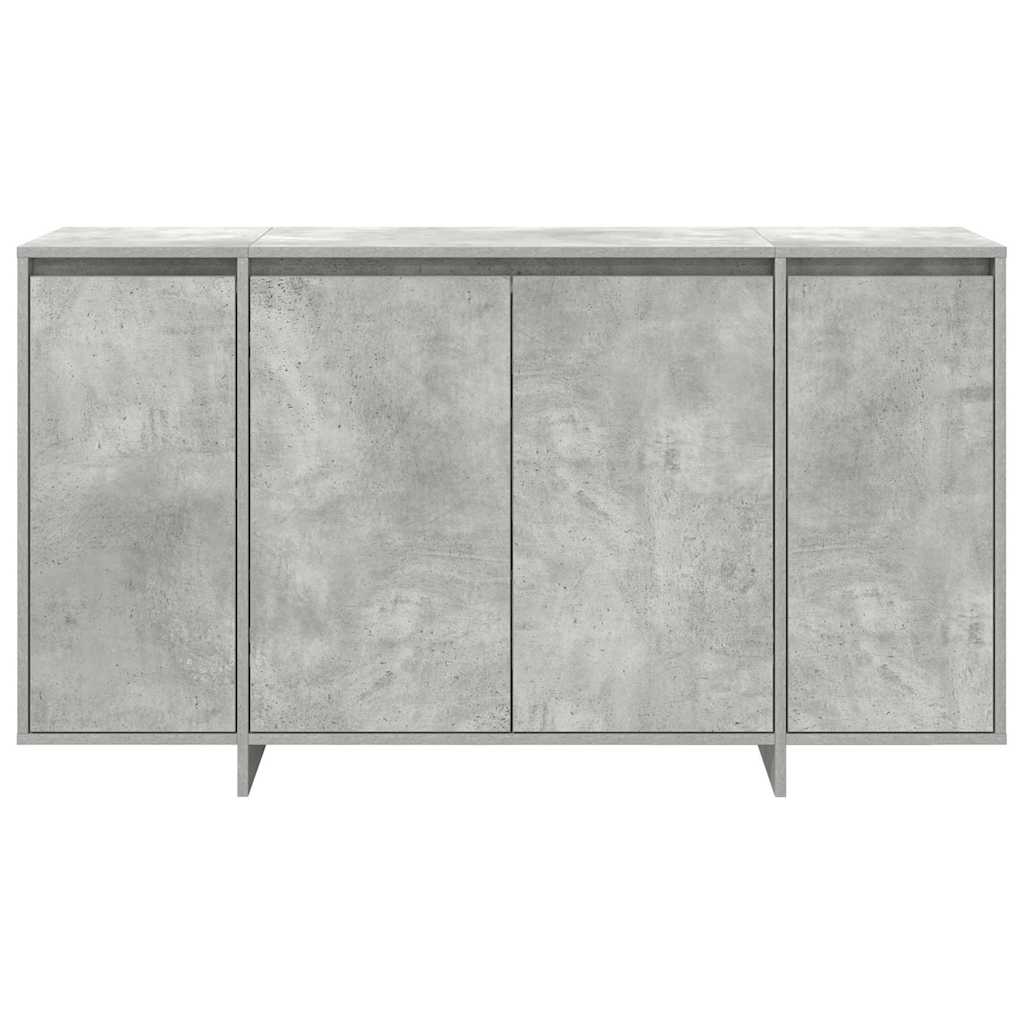 Sideboard Concrete grey 135 x 41 x 69 cm Engineered wood