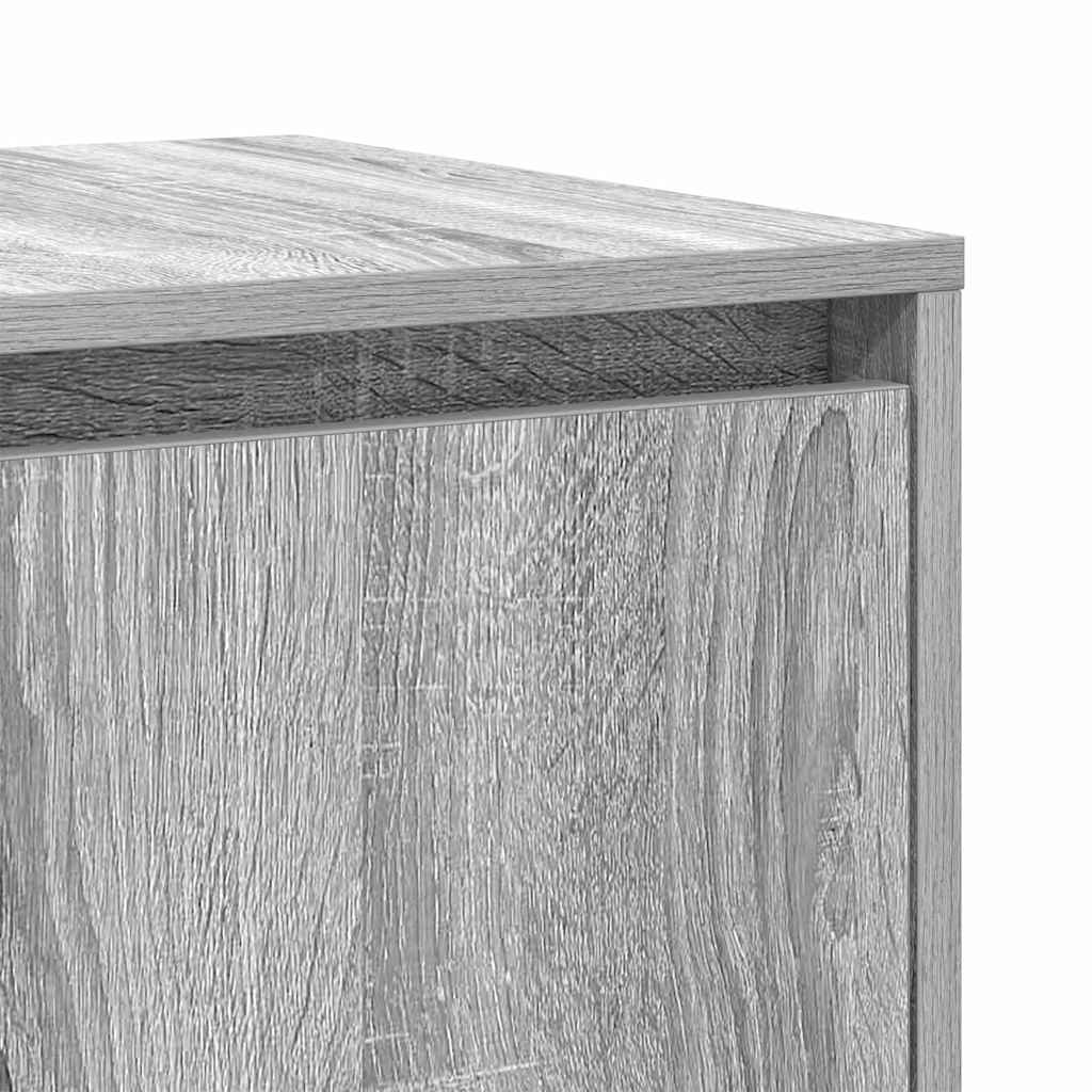 Sideboard Grey sonoma 135 x 41 x 69 cm Engineered wood