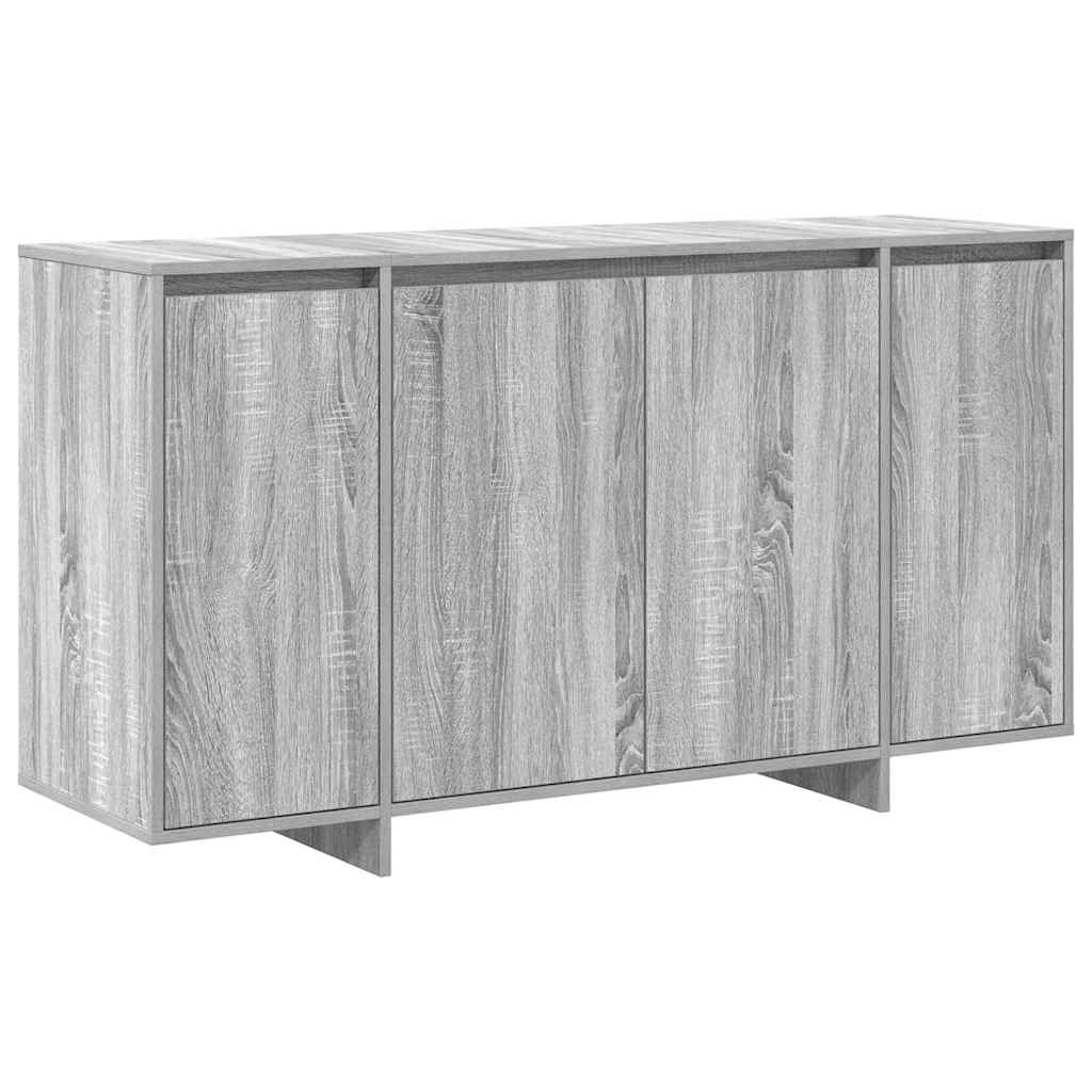 Sideboard Grey sonoma 135 x 41 x 69 cm Engineered wood