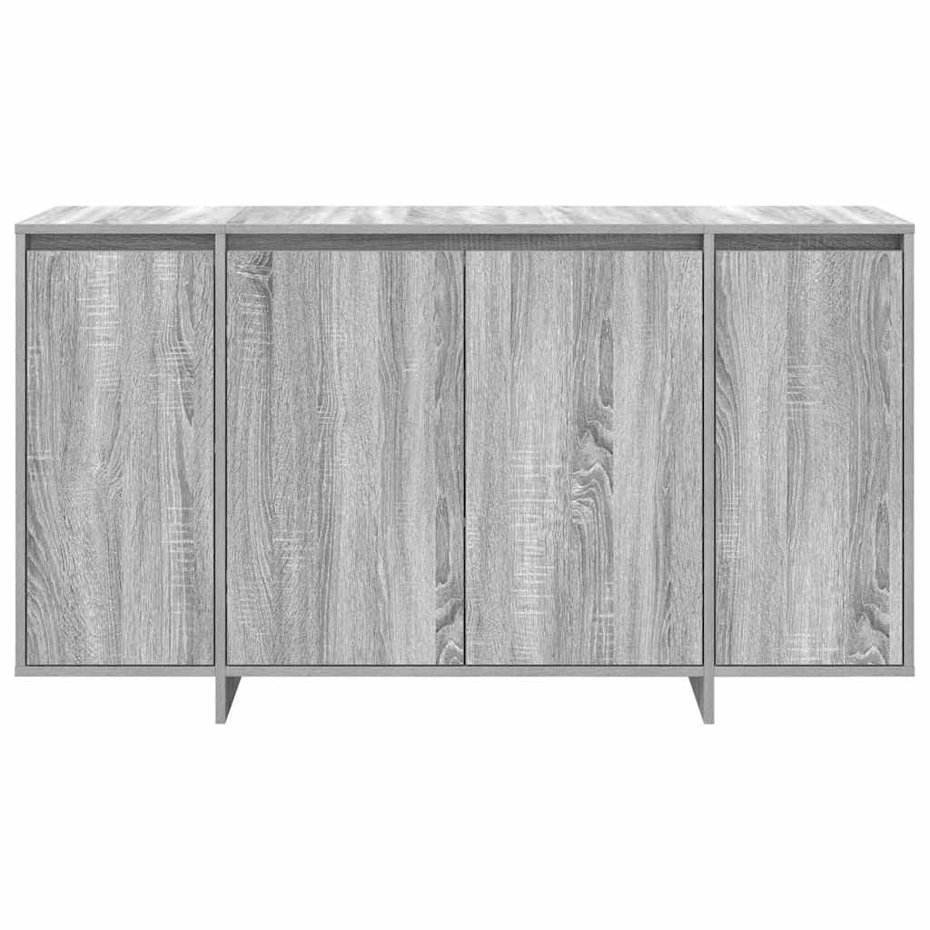Sideboard Grey sonoma 135 x 41 x 69 cm Engineered wood