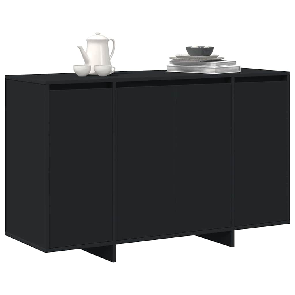 Sideboard Black 120 x 41 x 75 cm Engineered wood