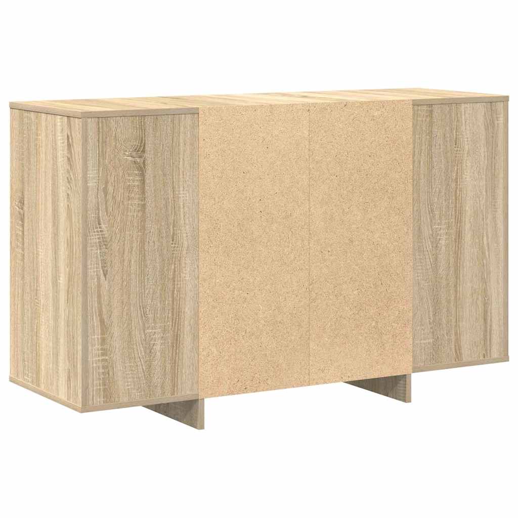 Sideboard Sonoma oak 120 x 41 x 75 cm Engineered wood