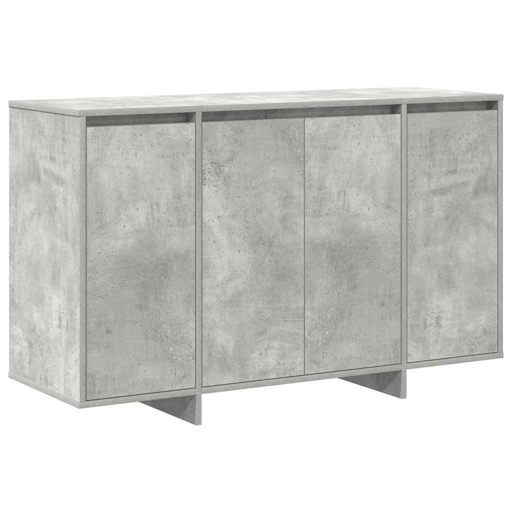 Sideboard Concrete grey 120 x 41 x 75 cm Engineered wood