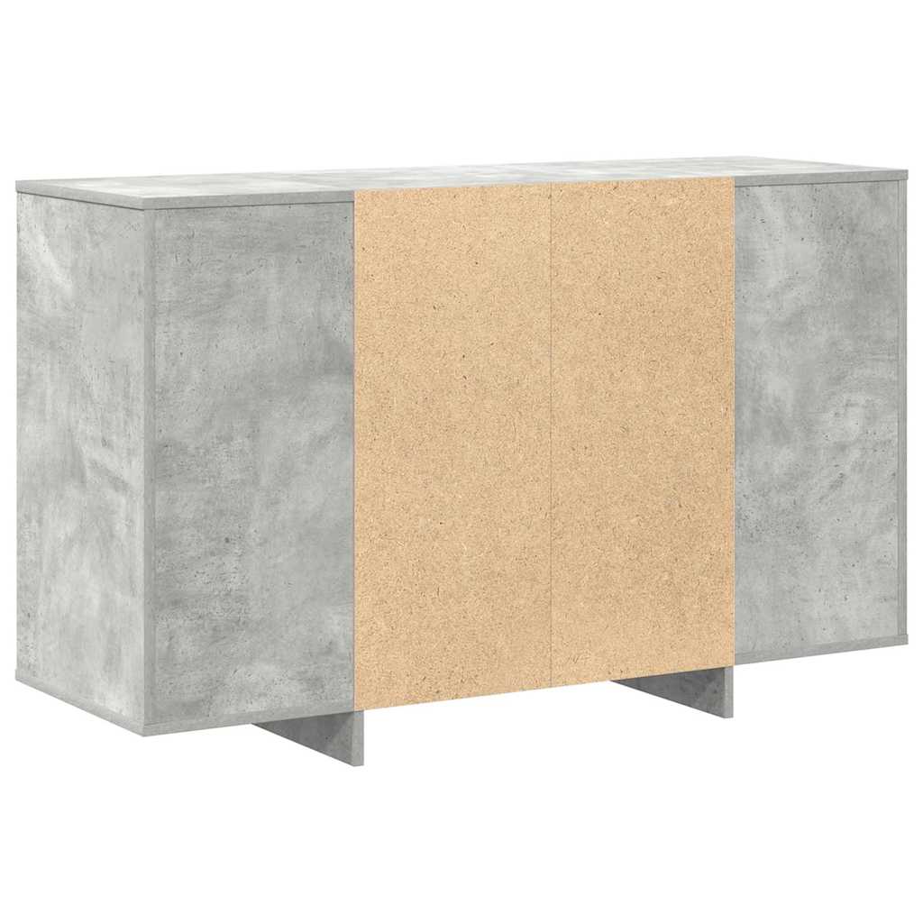 Sideboard Concrete grey 120 x 41 x 75 cm Engineered wood