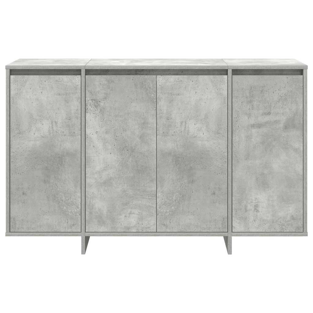 Sideboard Concrete grey 120 x 41 x 75 cm Engineered wood