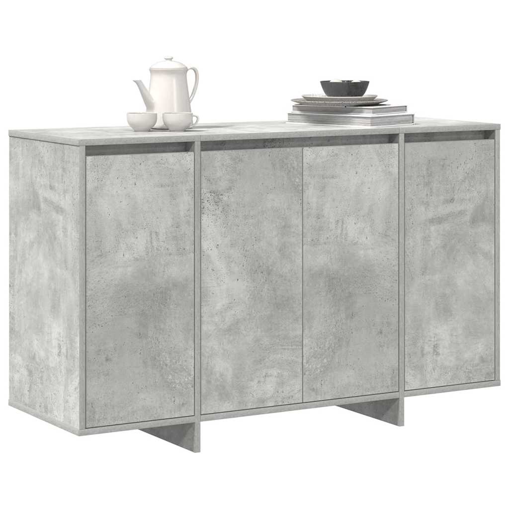 Sideboard Concrete grey 120 x 41 x 75 cm Engineered wood