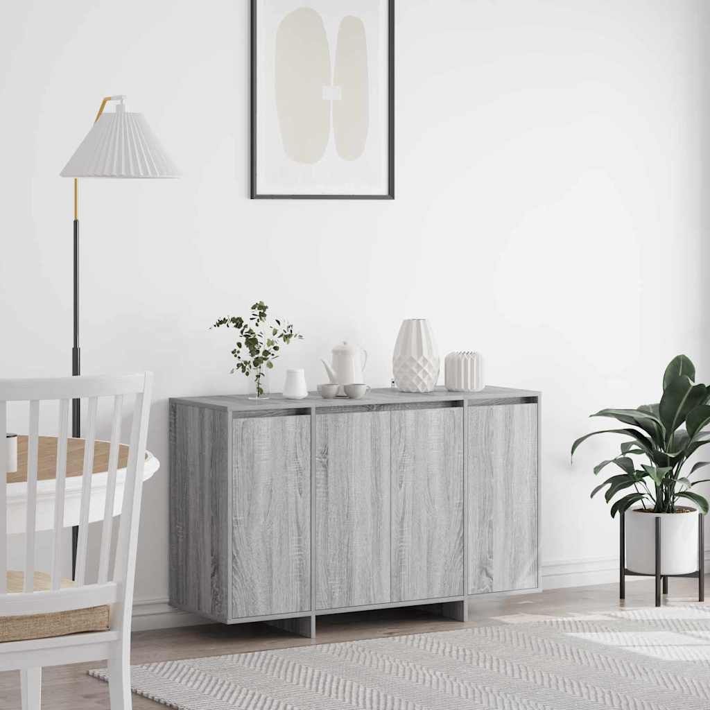 Sideboard Grey sonoma 120 x 41 x 75 cm Engineered wood