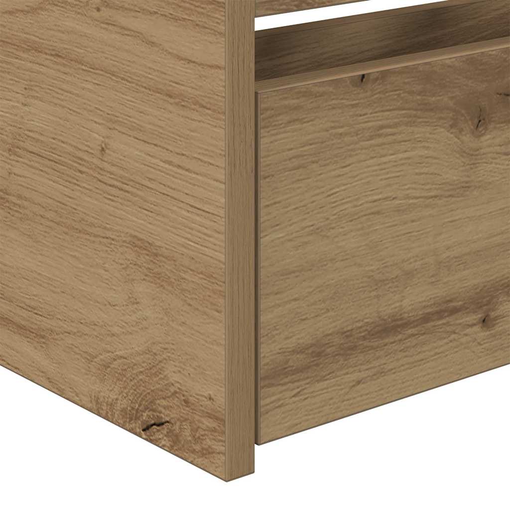 Daybed Frame with Drawers with Drawer Artisan oak 90 x 190 cm