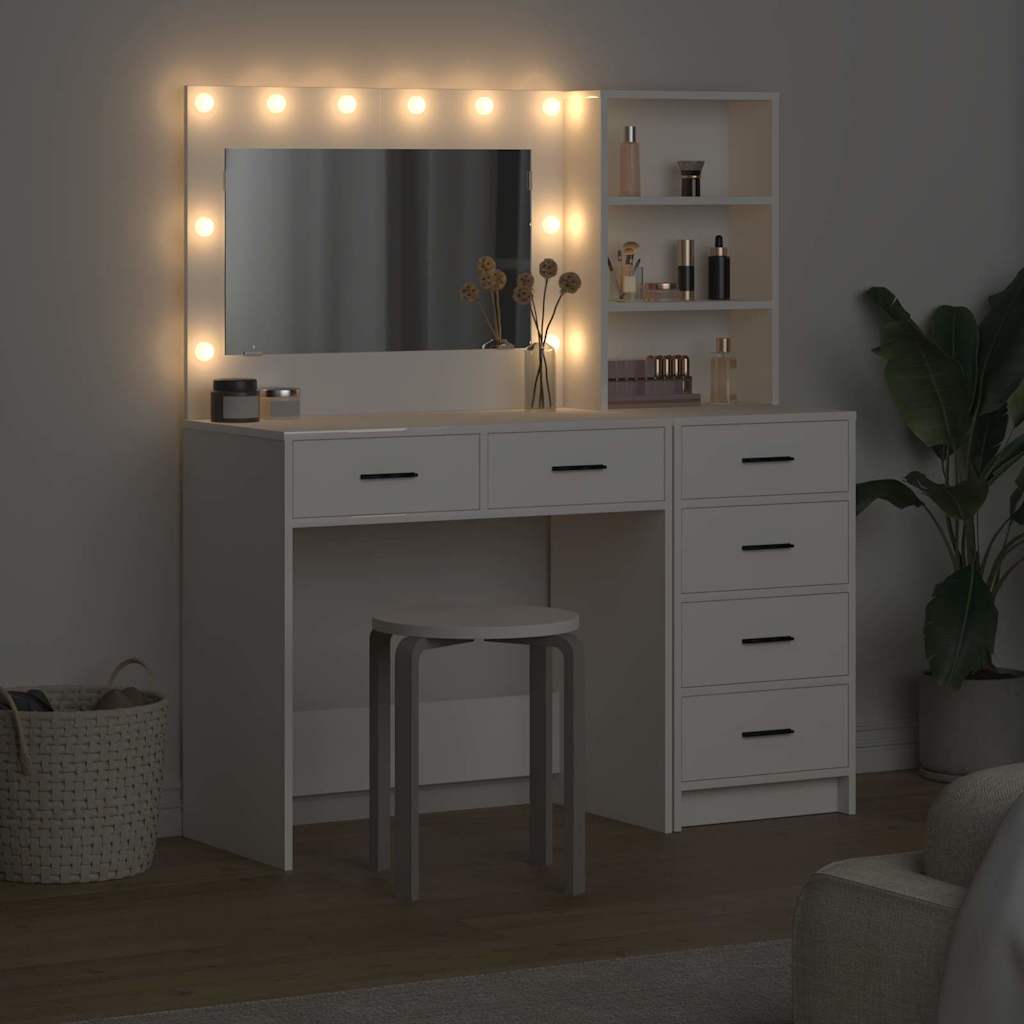 Dressing Table 78.5 X 41 X 135 Cm Engineered Wood