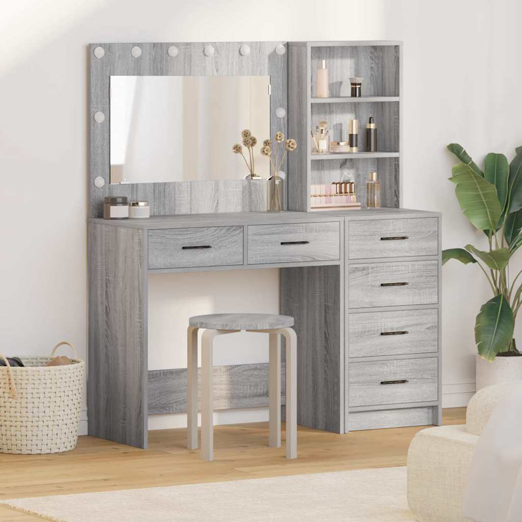 Dressing Table 78.5 X 41 X 135 Cm Engineered Wood