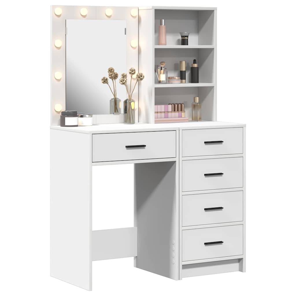 Dressing Table 2 Pcs 50 X 41 X 135 Cm Engineered Wood