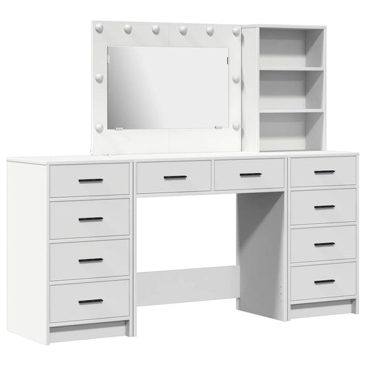Dressing Table 3 Pcs 40 X 41 X 135 Cm Engineered Wood