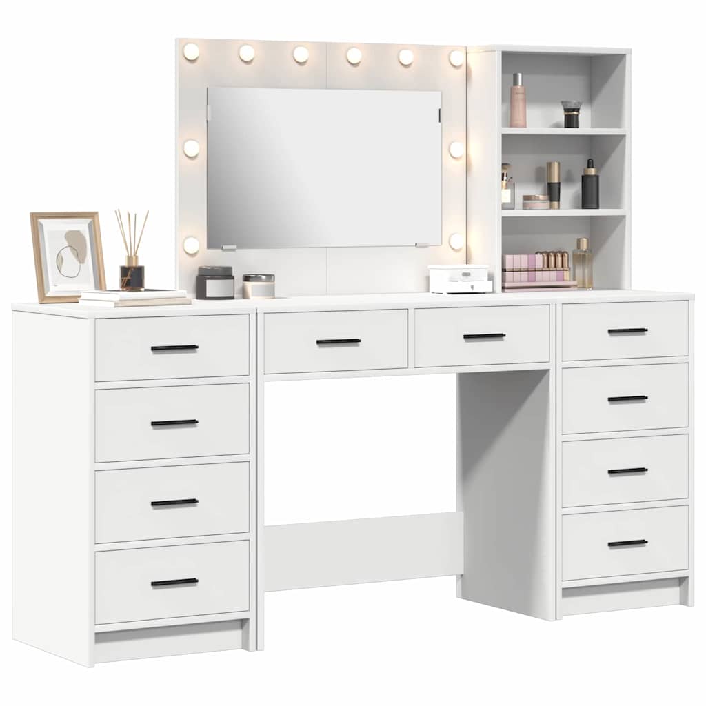 Dressing Table 3 Pcs 40 X 41 X 135 Cm Engineered Wood