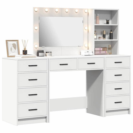Dressing Table 3 Pcs 40 X 41 X 135 Cm Engineered Wood