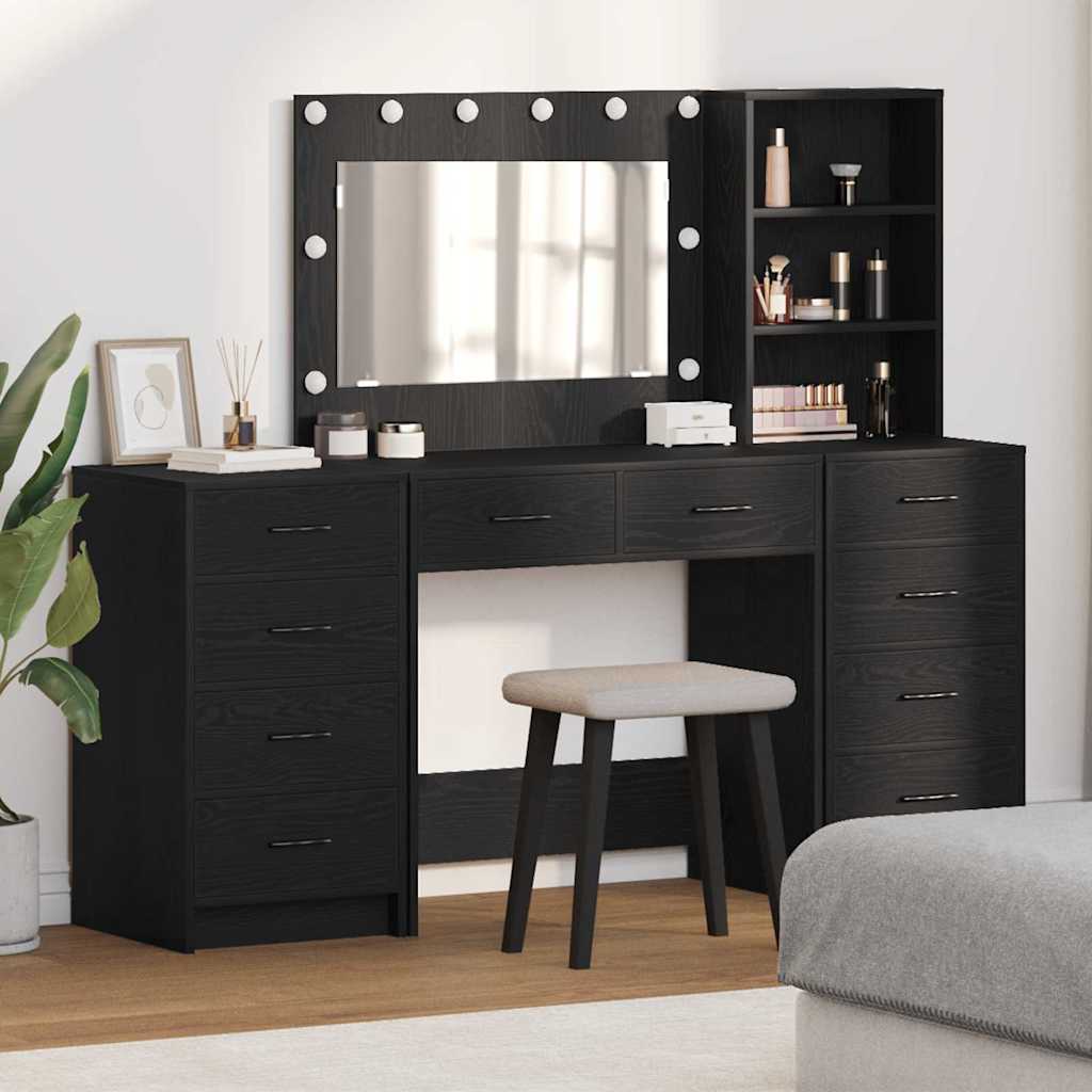 Dressing Table 3 Pcs 40 X 41 X 135 Cm Engineered Wood