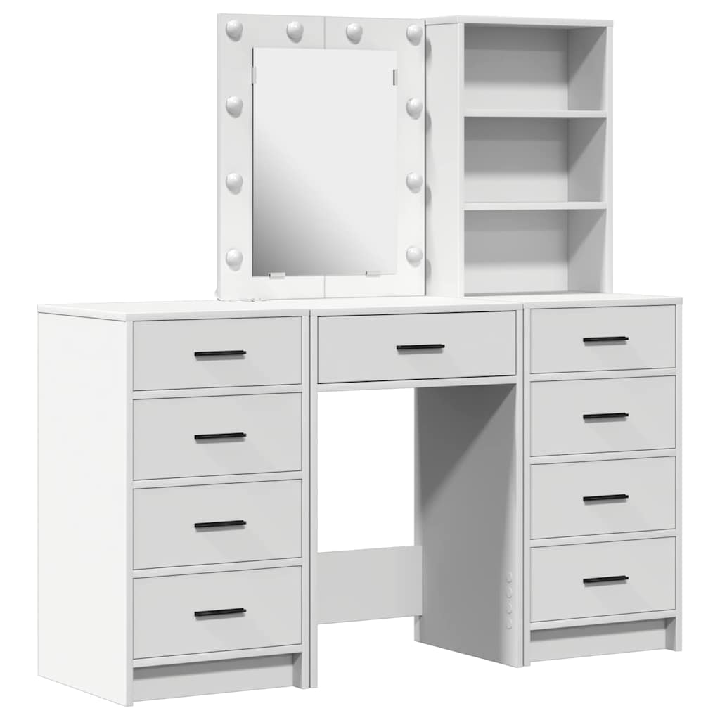 Dressing Table 3 Pcs 40 X 41 X 135 Cm Engineered Wood