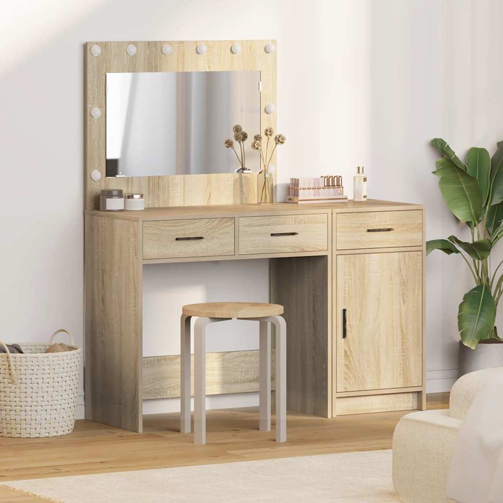 Dressing Table 2 Pcs 40 X 41 X 75 Cm Engineered Wood