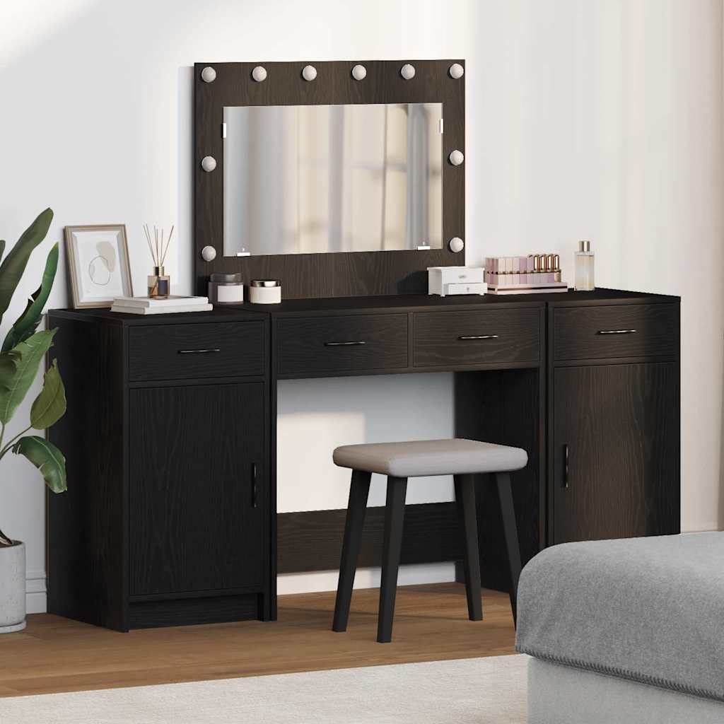 Dressing Table 3 Pcs 40 X 41 X 75 Cm Engineered Wood