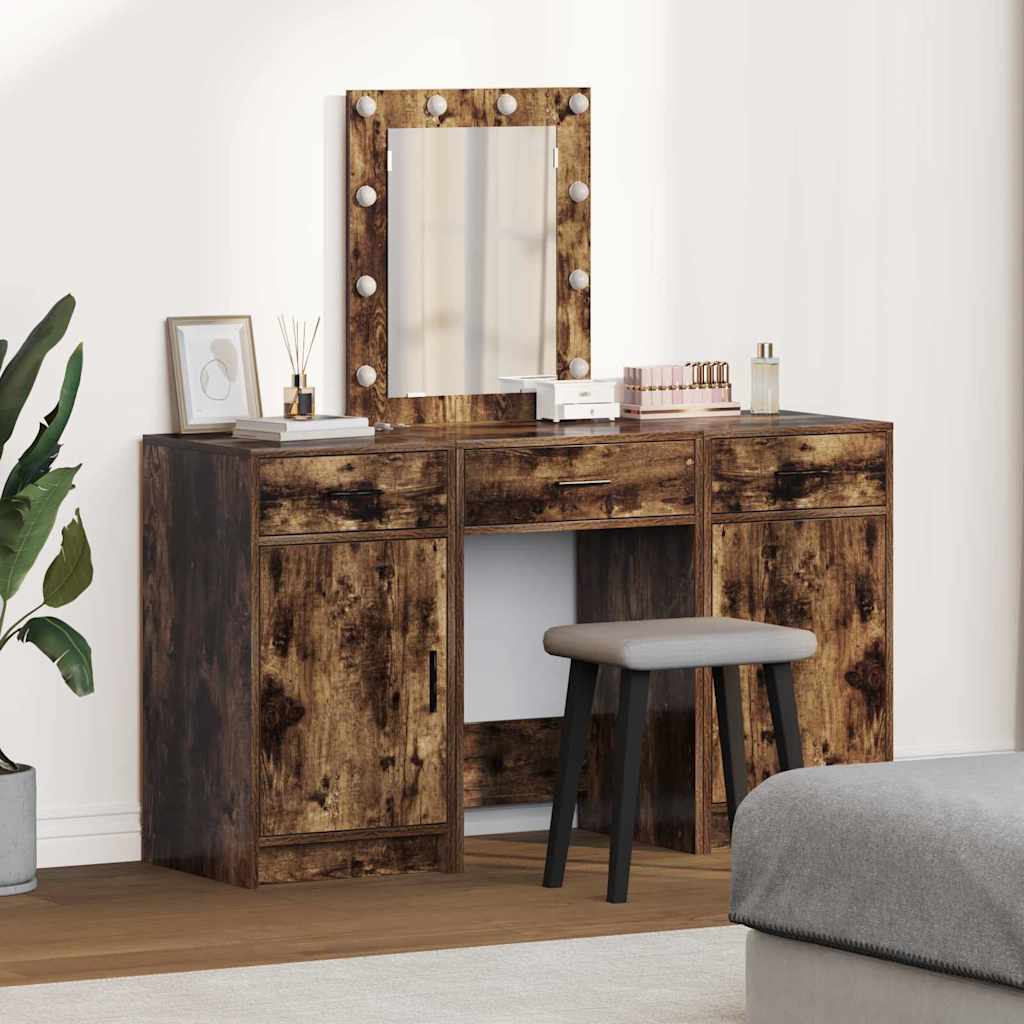 Dressing Table With Door 50 X 41 X 135 Cm Engineered Wood