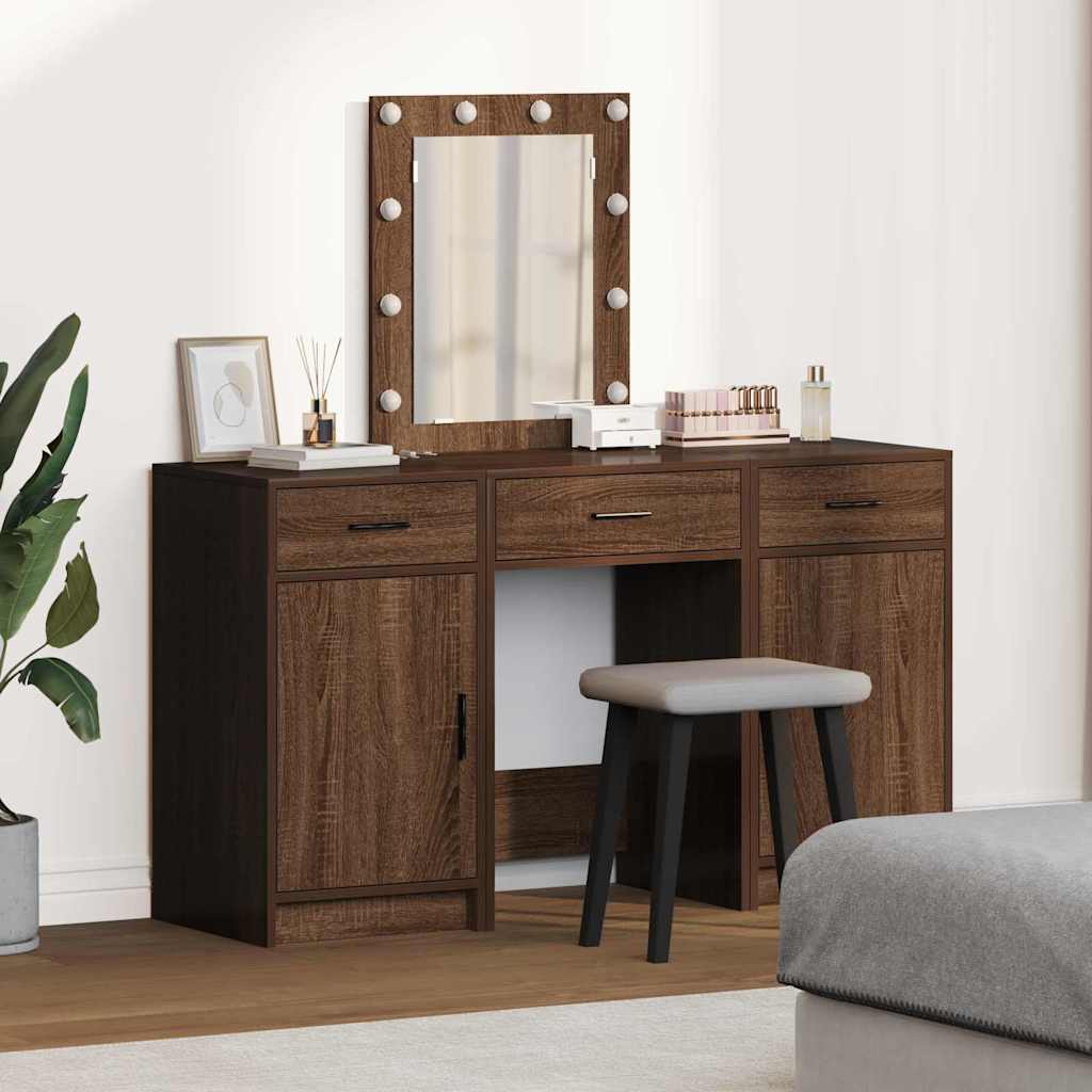 Dressing Table With Door 50 X 41 X 135 Cm Engineered Wood