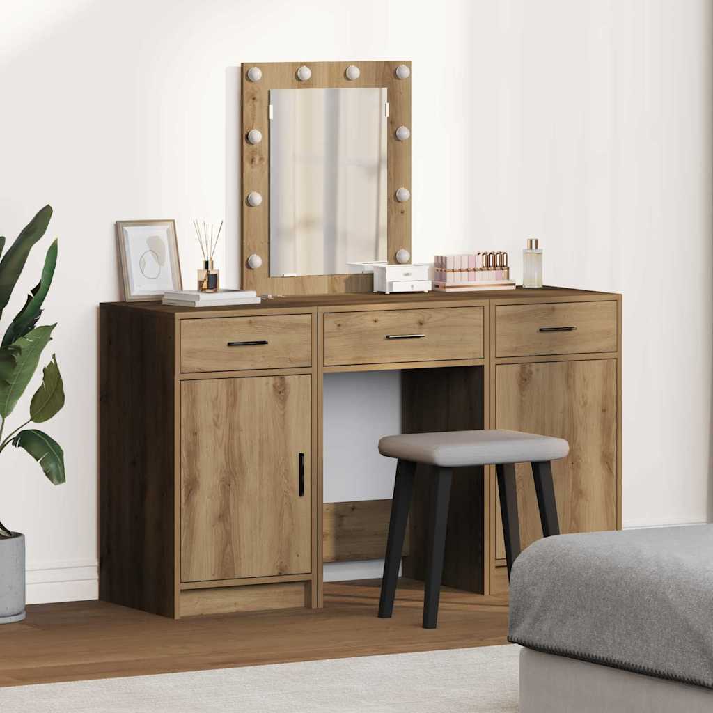 Dressing Table With Door 50 X 41 X 135 Cm Engineered Wood