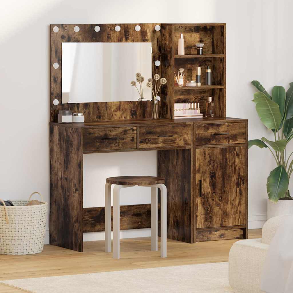 Dressing Table 2 Pcs 78.5 X 41 X 135 Cm Engineered Wood