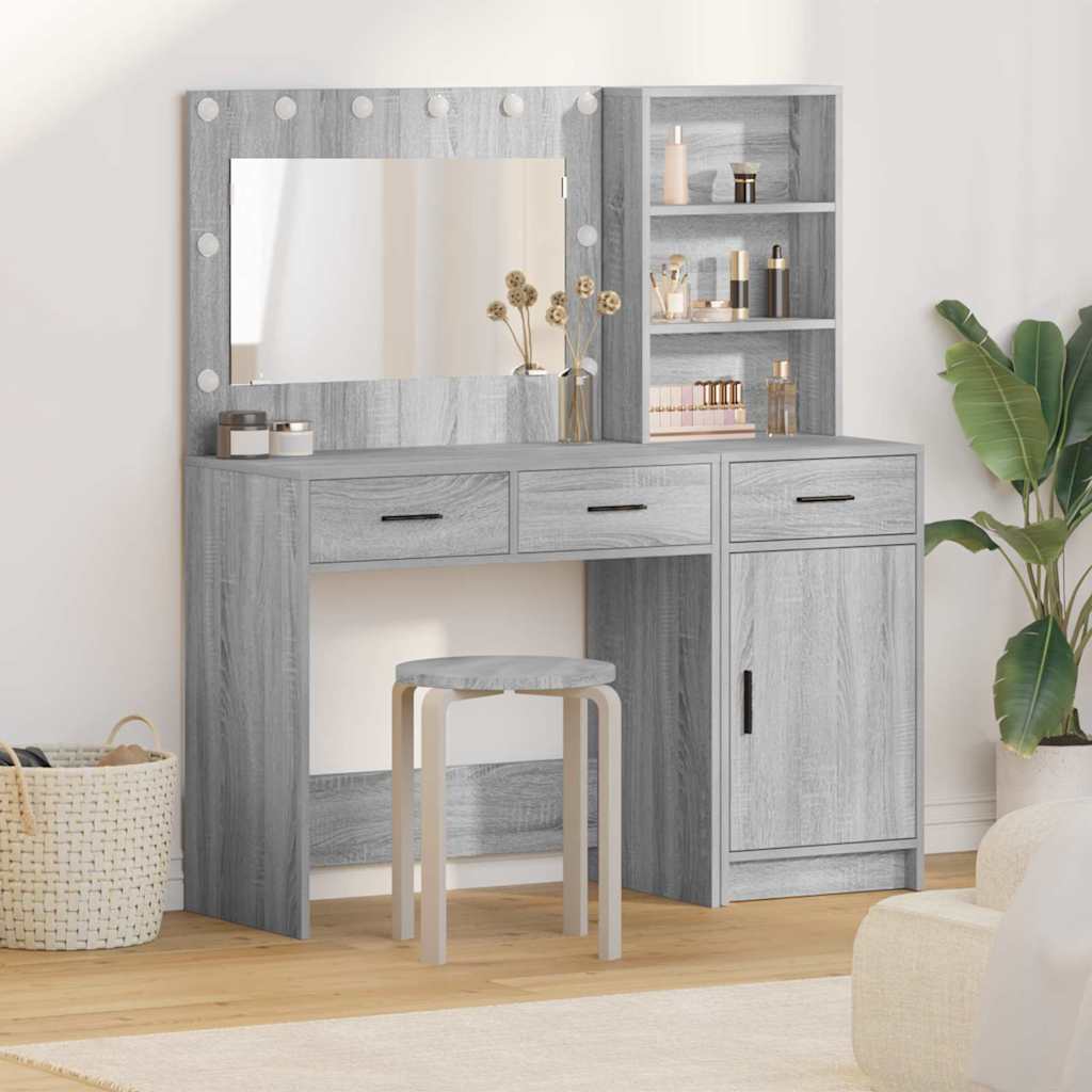Dressing Table 2 Pcs 78.5 X 41 X 135 Cm Engineered Wood