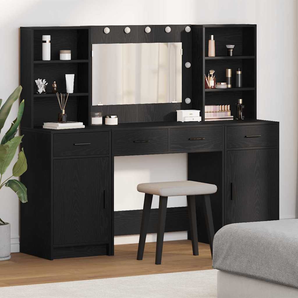 Dressing Table Set With Drawer 3 Pcs 78.5 X 41 X 135 Cm