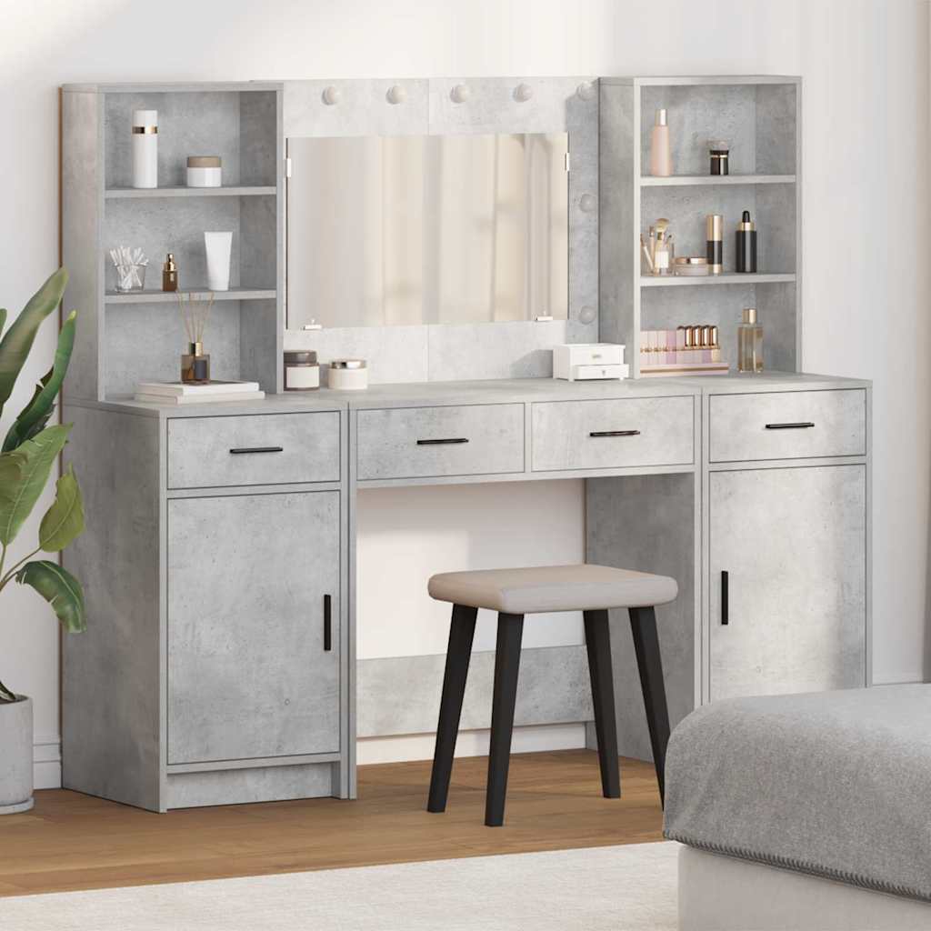 Dressing Table Set With Drawer 3 Pcs 78.5 X 41 X 135 Cm