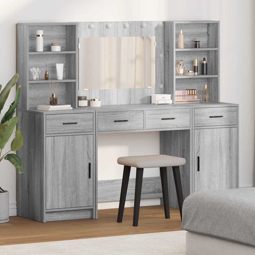 Dressing Table Set With Drawer 3 Pcs 78.5 X 41 X 135 Cm
