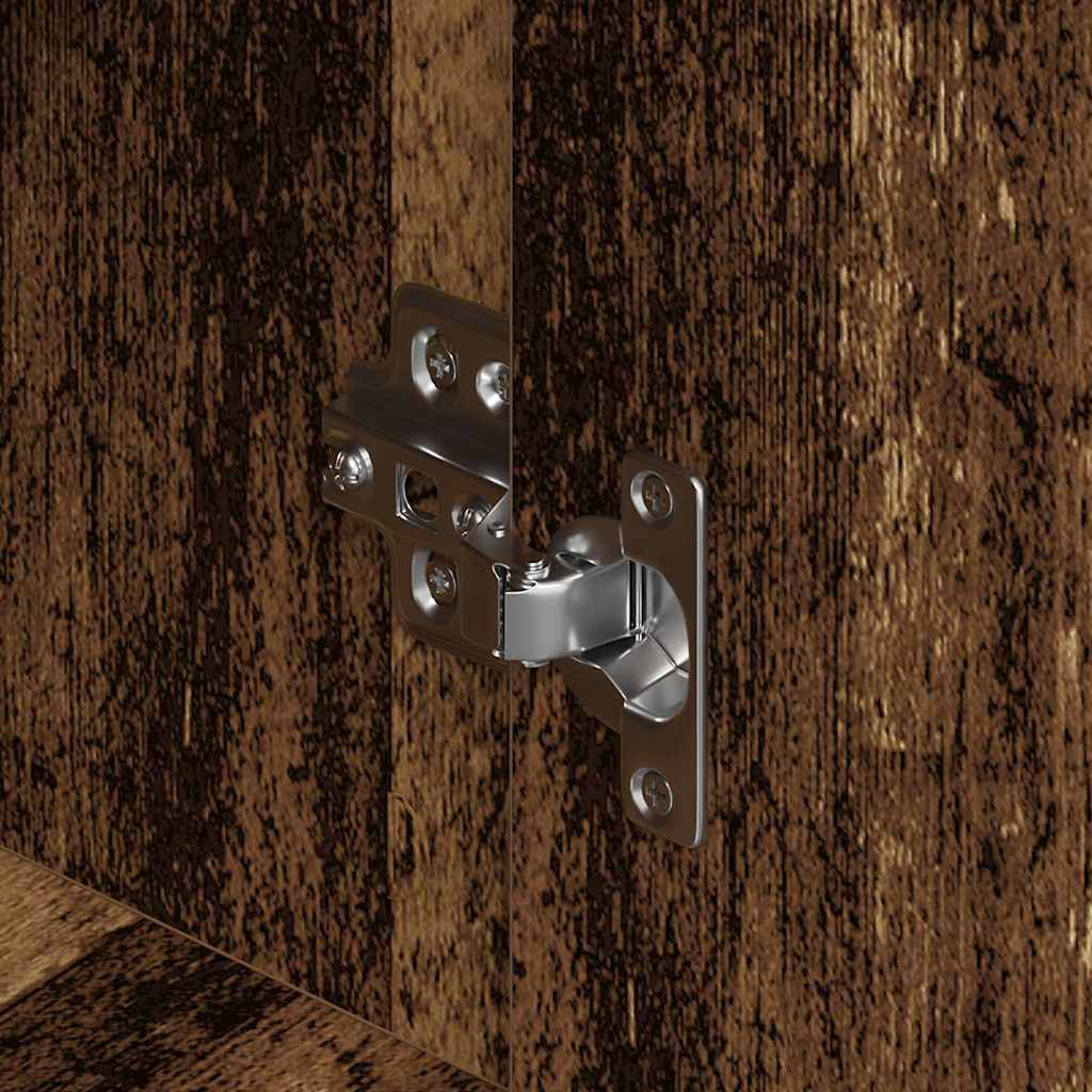 Sideboards 2 pcs Old wood 79 x 38 x 80 cm Engineered wood