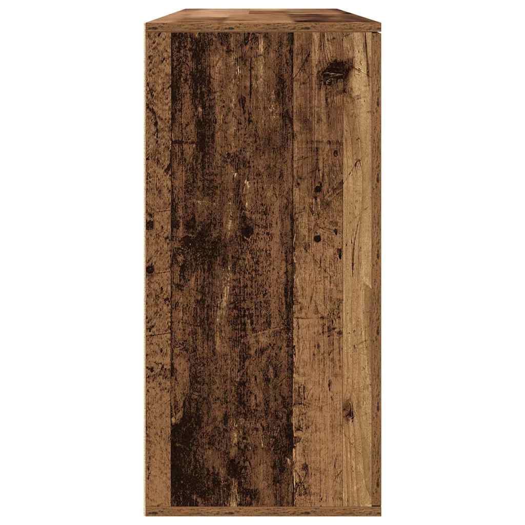 Sideboards 2 pcs Old wood 79 x 38 x 80 cm Engineered wood