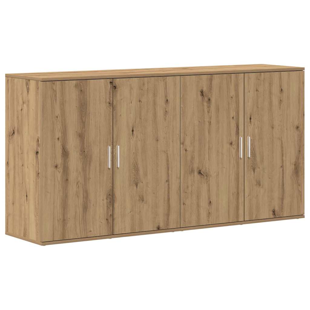 Sideboards 2 pcs Artisan oak 79 x 38 x 80 cm Engineered wood